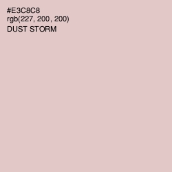 #E3C8C8 - Dust Storm Color Image